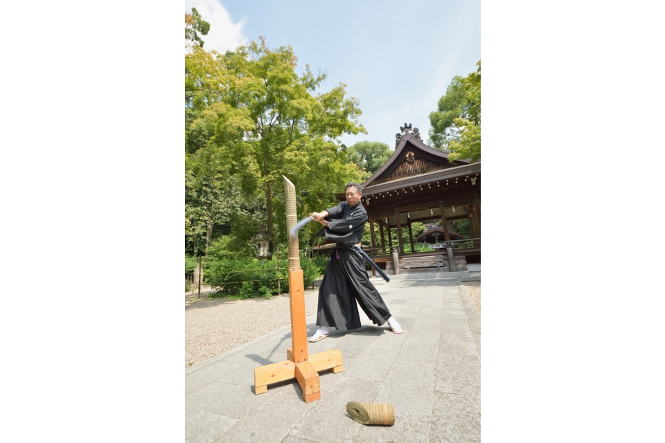 「侍」京都山内派居合抜刀術 刀新會による居合抜刀術演武と試斬見学　写真2