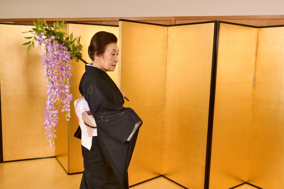日本舞踊「藤蔭流三代目宗家藤蔭静樹」による体験と日本文化のおはなし　写真2