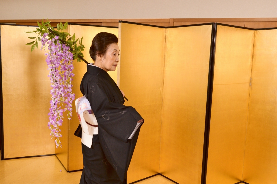 日本舞踊「藤蔭流三代目宗家藤蔭静樹」による体験と日本文化のおはなし　写真2