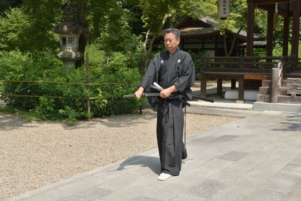 「侍」京都山内派居合抜刀術 刀新會による居合抜刀術演武と試斬見学　写真8